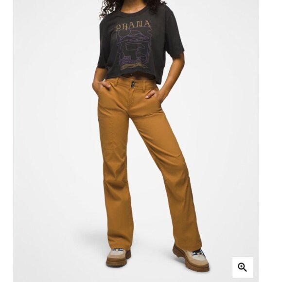 Prana Pants - PRANA Halle Straight Leg Woman Pants Earthbound Convertible Pockets Nylon UPF 50